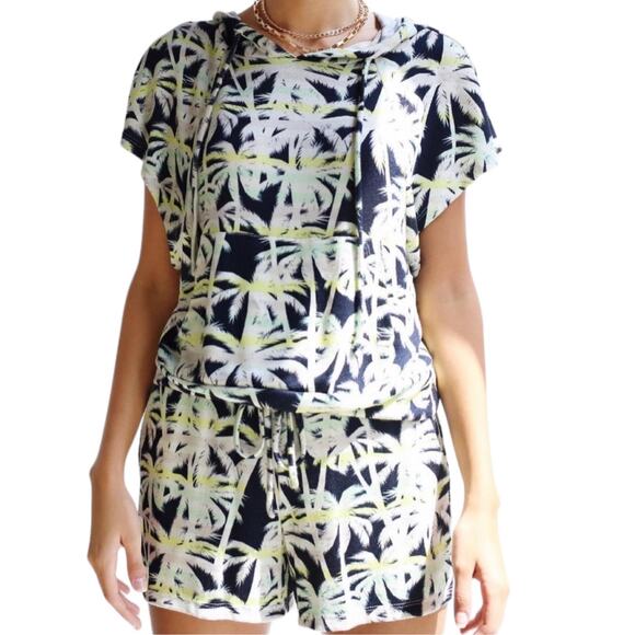 SEN Collection Kiko Palm Beach Top with Cap Sleeve Size S - Picture 1 of 9